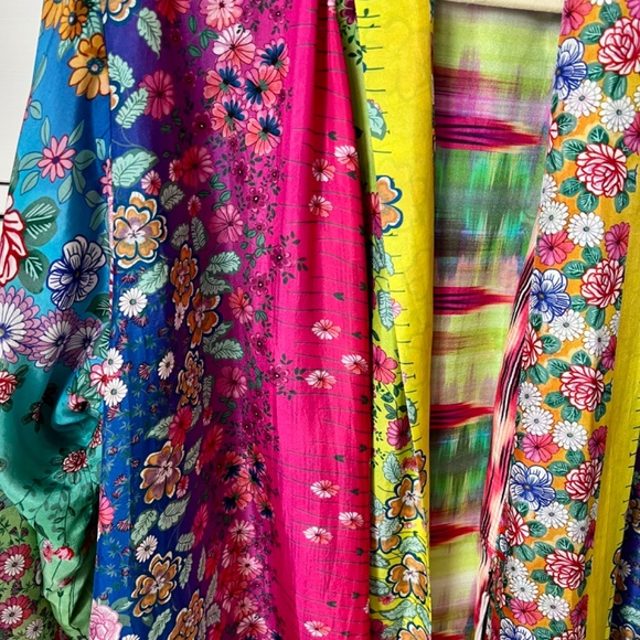 Johnny Was Rainbow Anastasia Kimono Fully Reversible XL ($378 NWT) - Picture 5 of 9